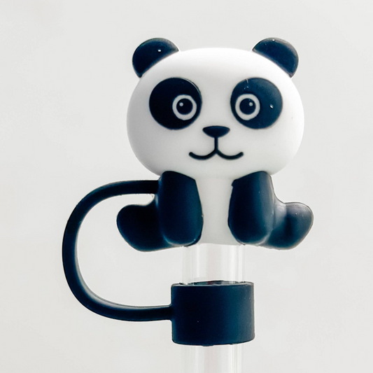 Panda Straw Topper