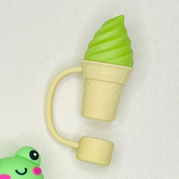 Ice Cream Cone Straw Topper