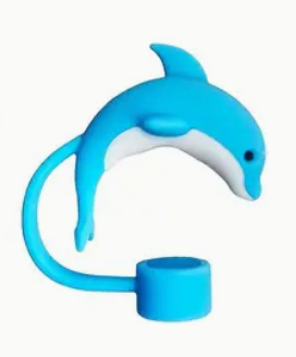 Dolphin Straw Topper